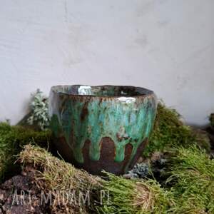 Czarka ceramiczna Mech 250 ml - ręcznie lepiona