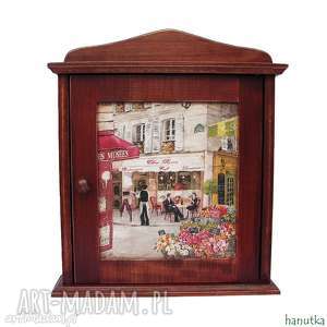 paryska kawiarenka - szafka na klucze - Dom wieszaki