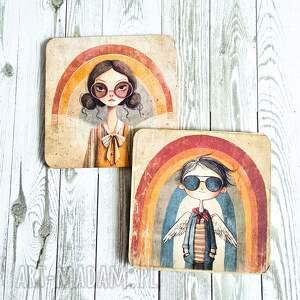 para podkładek - mów mi aniele - Stworki we wzorki dom podkładki