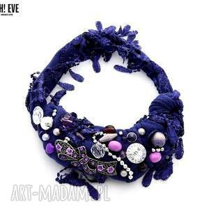 oheve handmadedesign purpura naszyjnik handmade fiolet, fioletowy purpurowy