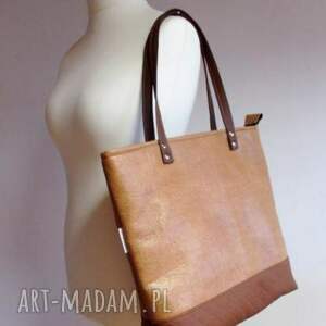 handmade na ramię classic shopper