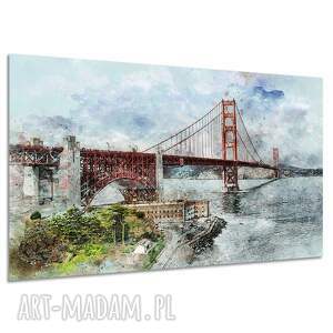 Obraz na płótnie Golden Gate 120x80 cm - most San Francisco