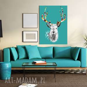 obraz na płótnie - 70x100cm deer 0279 wysyłka w 24h