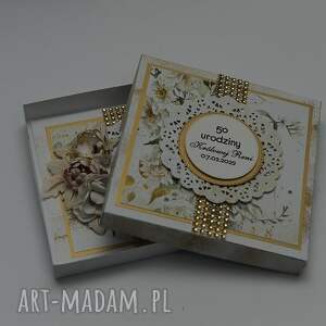 kartka w pudełku urodzinowa, urodziny