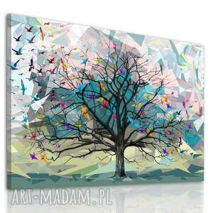ludesign gallery obraz do salonu drukowany na płótnie drzewo życia 80x60cm 02432