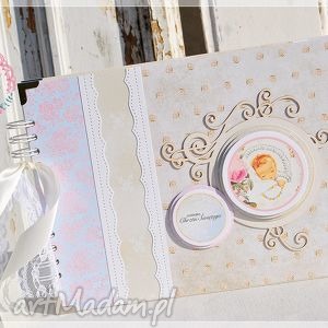 ręcznie robione scrapbooking albumy album na chrzest święty