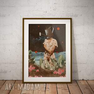 Prezent Plakat W moim ogrodzie (30x40cm) surrealistyczny