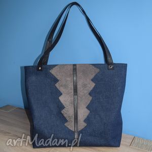 handmade pomysł jaki prezent pod choinkę duża torba - shopper bag