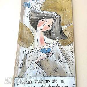 Prezent Deseczka nr 162 Piękno zaczyna się w momencie - anioł