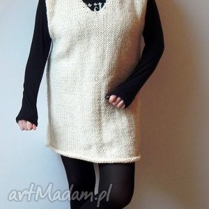handmade tuniki sukienka - tunika - długi sweter