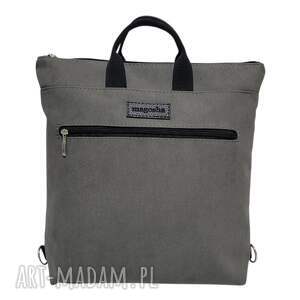 4w1 wodoodporny A4 szary/popiel, plecak torba popielaty