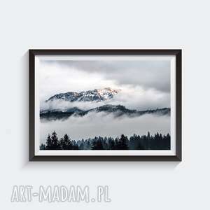 tatry i - autorska fotografia barwna 30x45, góry krajobraz, chmury