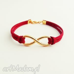 handmade red infinity