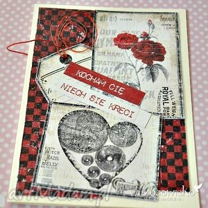 handmade scrapbooking kartki kocham cię