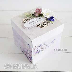 scrapbooking kartki ślubny exploding box, prezent, kartka