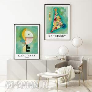 hogstudio zestaw plakatów kandinsky - format 50x70 cm, plakaty geometryczne