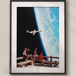 plakat air show 2197-kolaż fine art - A3 dla podróżnika