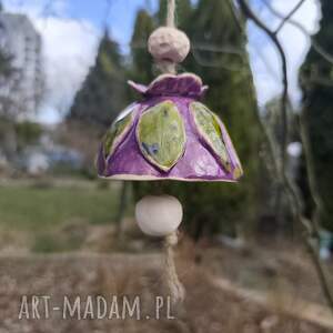 dzwonek ceramiczny sowa prezent, dla niej balkon