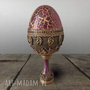 jajko „Rubinowe, jajo dekoracyjne