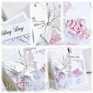 ręczne wykonanie scrapbooking kartki kartka ślubna shabby chic