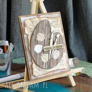 Ręcznie robiona kartka scrapbooking - wyjątkowy prezent