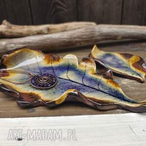 Prezent Komplet liści c883) liść - liście ceramiczne