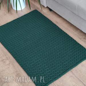 Dywan szydełkowy prostokątny ze sznurka 70x100 cm