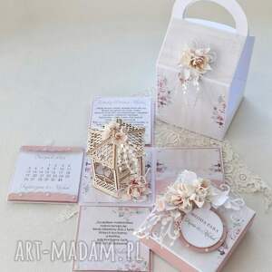 elegancka kartka ślubna z niespodzianką dla młodej pary - kartka na slub