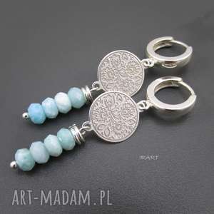 larimar z folkiem srebro