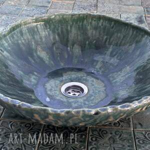 dom umywalka wielka misa zielona umywallka, prezent na święta