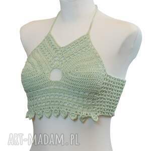 top / bralet na szydełku lato ze 100 procent bawelny rozmiar s/m