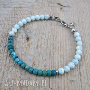 irart turkus z larimar - bransoletka 386 ii