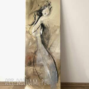 Beauty - duży obraz kobiety 160x60 cm na płótnie