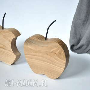 jabłko dębowe - minimalist oak apple, dekoracja, drewniane dodatki