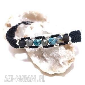 delfina dolls horologium 8 labradoryt chryzokola jaspis bransoletka pleciona