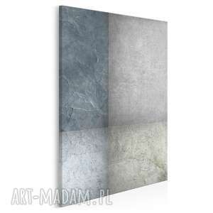 obraz na płótnie - abstrakcja beton w pionie 50x70 cm 35503, prostokąty