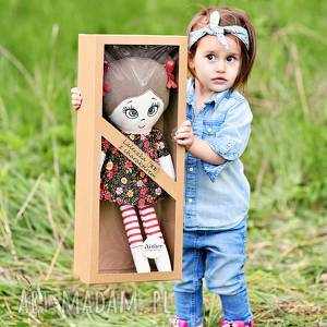 handmade lalki lalka szmacianka frania (opis pudełko)