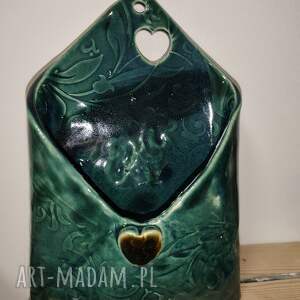 koperta ceramiczna na drobiazgi, dom, zawieszka prezent, salon