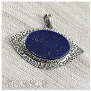 handmade wisiorki lapis lazuli i srebro - wisiorek 1813a