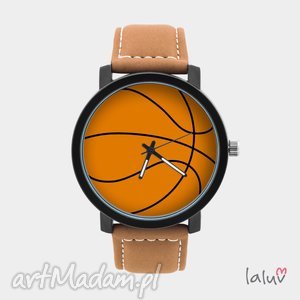 zegarek męski z grafiką piłka do koszykówki, prezent, mężczyzny, faceta