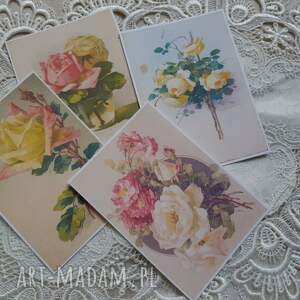 ręcznie robione scrapbooking kartki kartki "jesienne róże"