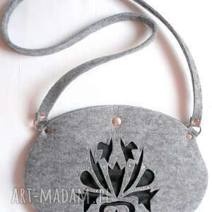 handmade torebki orientalny wzór z czernią owal