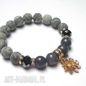 handmade kolekcja rich - grey and navy blue /06 - 2014/