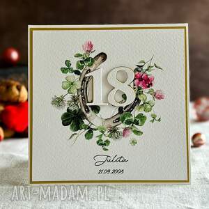 Prezent Kartka na 18 urodziny z kopertą prezentową, BH 36