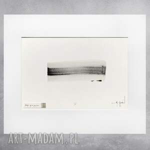 obraz olejny na papierze - ślady 08, dekoracja ścianę