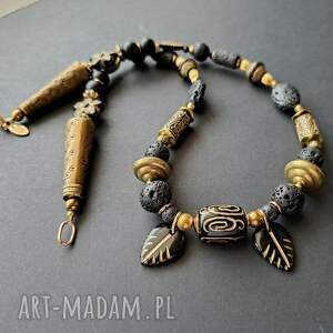 Naszyjnik handmade ciekawy styl etno znakomity prezent
