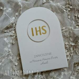 scrapbooking kartki zaproszenie - hostia zaproszenia komunijne