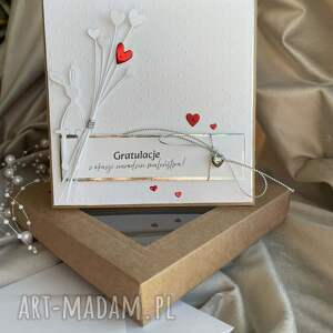 scrapbooking kartki narodziny dziecka kartka w pudełku z kopertą