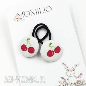 Prezent Gumeczki do włosów w wisienki kolekcja Sweet Cherry