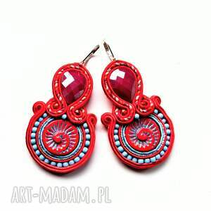 bloody kolczyki sutaszowe